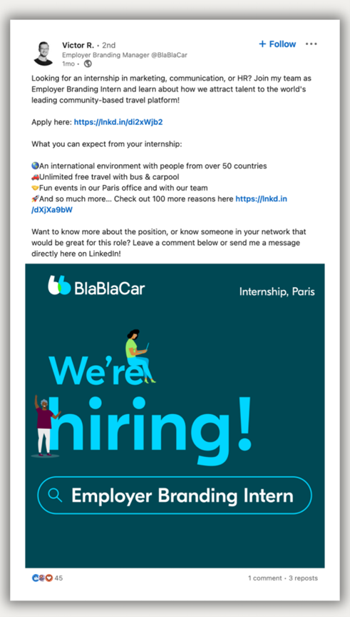 Linkedin Job Posting