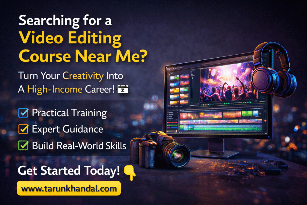 video editing course near me