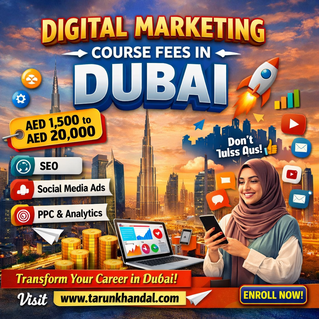 digital marketing course fees in dubai