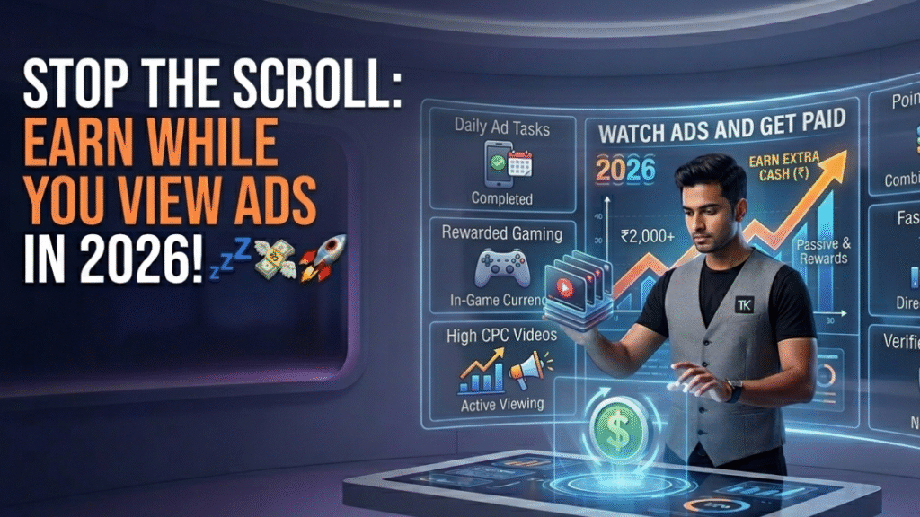 Watch ads and get paid